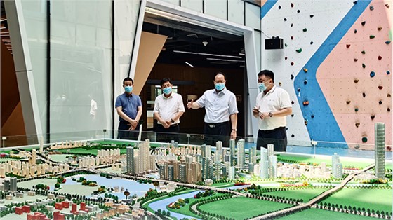 毛偉明專程到馬欄山視頻文創產業園調研